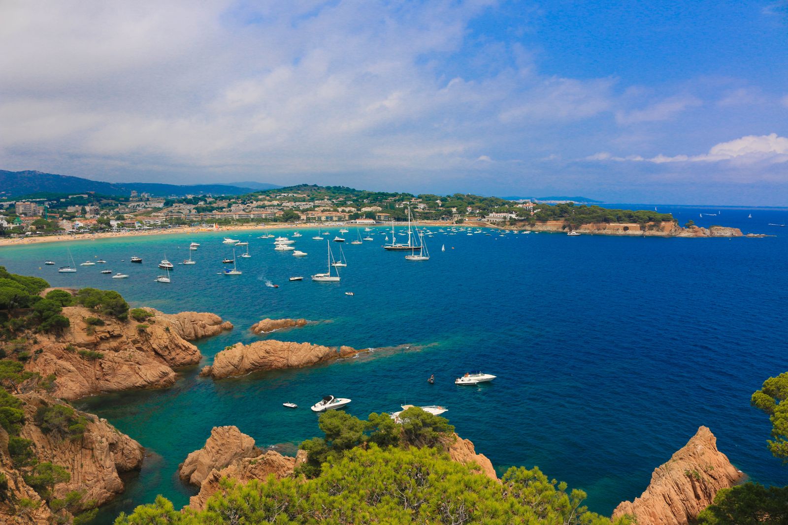 Bay of S'Agaro on the Costa Brava, Spain