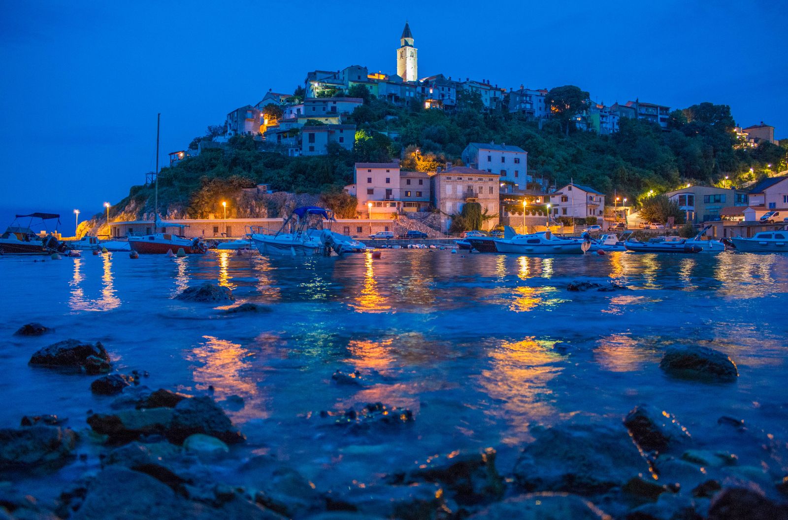 Beach at Vrbnik, Krk, Croatia